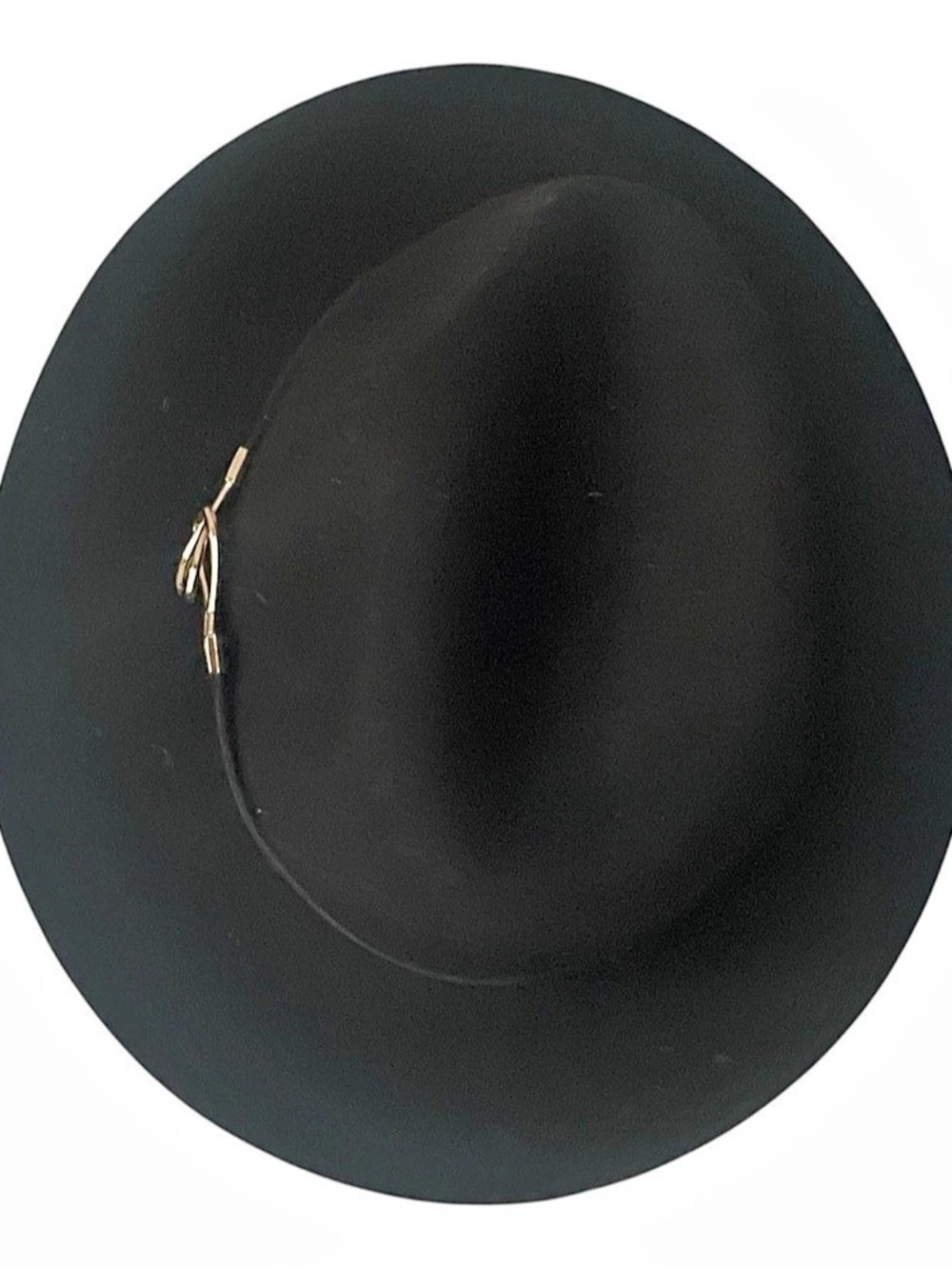 Daesan Wool Felt Fedora Hat in Black